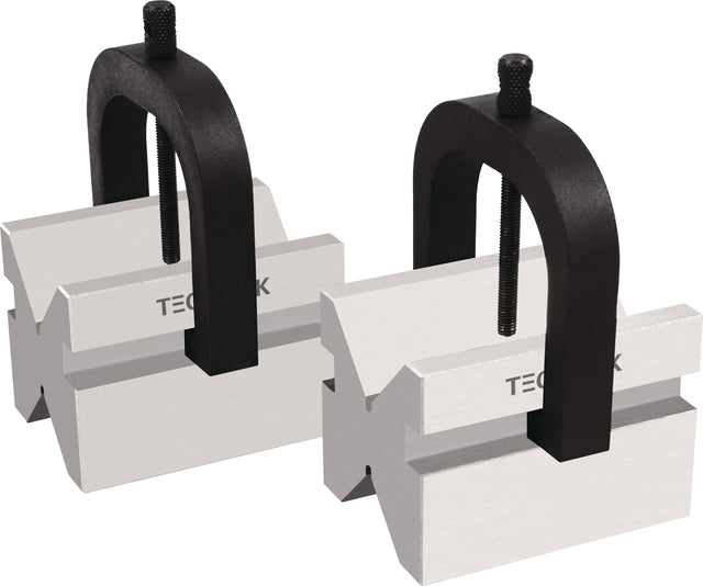 TECWERK Doppelprismenpaar für Ø 5-30 mm, Stahl, Toleranz ± 0,004 mm, 50x40x40 mm