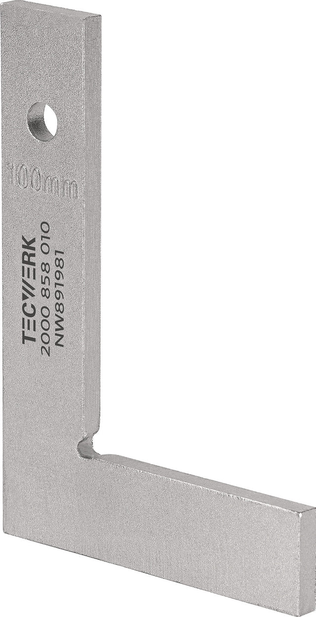 TECWERK Schlosserwinkel Schenkel-L 100x70 mm ohne Anschlag, verzinkt, präzise