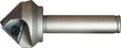 TECWERK Fasenfräser TCGX 25 mm Schaft 12 mm, 45° vernickelt für Handbohrmaschinen