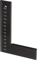 TECWERK Winkel Schenkel-L 75x50 mm ohne Anschlag aus Aluminium mit Hochkantskala