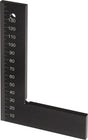 TECWERK Winkel Schenkel-L 75x50 mm ohne Anschlag aus Aluminium mit Hochkantskala