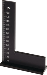 TECWERK Winkel Schenkel-L 75x50 mm ohne Anschlag aus Aluminium mit Hochkantskala