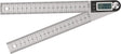 TECWERK Digitaler Winkelmesser Schienenlänge 200 mm, Ablesung 0,1°
