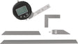 TECWERK Digitaler Winkelmesser Schienenlänge 150/300 mm – Ablesung 0,005° / 10′