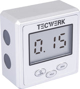 TECWERK Winkelsensor 0-90° digital – Ablesung 0,05° mit Hold-Funktion