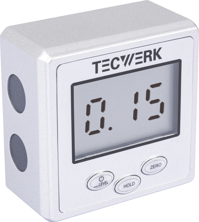 TECWERK Winkelsensor 0-90° digital – Ablesung 0,05° mit Hold-Funktion