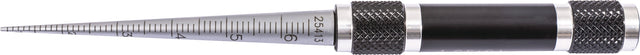 TECWERK Lochlehre 1-6 mm konisch – Hochpräzise Messlehre mit 0,1 mm Ablesung
