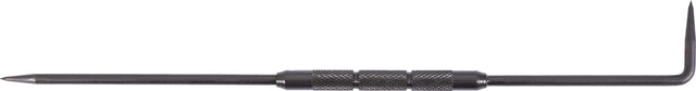 TECWERK Reißnadel brüniert 250 mm – Gerade & 90° Gebogen, Ganz Gehärtet