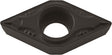 TECWERK Wendeschneidplatte DCMT070202-F PMK30 für Schlichtbearbeitung, 10er-Pack