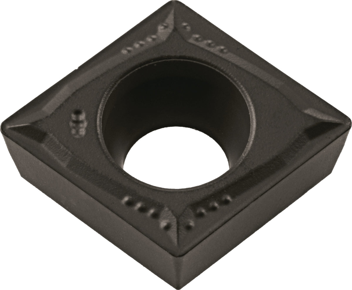 TECWERK Wendeschneidplatte CCMT060202-F PMK35 für Schlichtbearbeitung