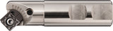 TECWERK Fasenfräser Ø 31 mm, Schaft-Ø 25 mm, vernickelt, mit Innenkühlung, verstellbar 10°–80°, für Wendeplatten TCMT/SCMT