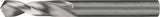 TECWERK Spiralbohrer DIN 6539 Typ N VHM 7,2 mm extra kurz – für Stahl, Guss und Kunststoffe