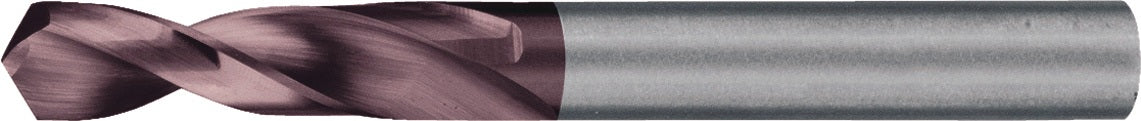 TECWERK Spiralbohrer DIN 6539 Typ N VHM 7,2 mm extra kurz – für Stahl, Guss und Kunststoffe
