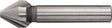 TECWERK Kegelsenker DIN 334 C 60° HSS Z.3 Ø 6,3 mm – gratfreies Entgraten