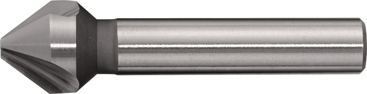 TECWERK Kegelsenker 75° Ø 6,3 mm HSS Form C mit 3 Schneiden und Zylinderschaft
