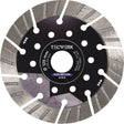 TECWERK Diamanttrennscheibe BETON PRO D.115 mm – Turbo-Segment für Winkelschleifer