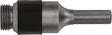 TECWERK Diamantbohrkrone Adapter HEX für Bohrfutter 13 mm, 87 mm Länge, 25 mm Schaft
