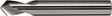 NC-Anbohrer 3 mm VHM 90° TECWERK – Zylinderschaft DIN 6535-HA für NC-Maschinen