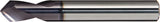 NC-Anbohrer 3 mm VHM 90° TECWERK – Zylinderschaft DIN 6535-HA für NC-Maschinen