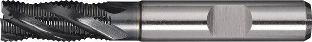 TECWERK Schaftfräser DIN 844 Typ HR Ø6 mm HSS-Co PM ALCRONA beschichtet Vierschneider kurz