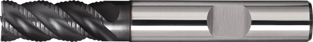 TECWERK Schaftfräser DIN 6527L Typ NR-UNI VHM TiAlN 6 mm 4 Schneiden lang