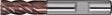 TECWERK Schaftfräser DIN 6527L Typ N VHM TiAlN 3 mm 4 Schneiden lang HPC