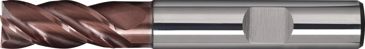 TECWERK Schaftfräser DIN 6527L Typ N VHM TiAlN 3 mm 4 Schneiden lang HPC