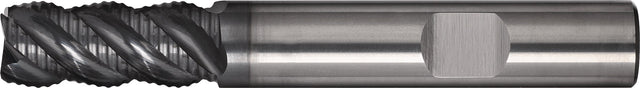 TECWERK Schaftfräser DIN 6527L Typ HR VHM TiAlN 6 mm – Lang, 4 Schneiden, 45° Drallwinkel