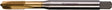 TECWERK Maschinengewindebohrer DIN 371B M3x0,5mm HSS-Co TiN 6H – für Durchgangsgewinde