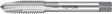 TECWERK Einschnittgewindebohrer DIN 352 Form B M3x0,5 mm HSS-Co ISO2 (6H) für Durchgangsgewinde