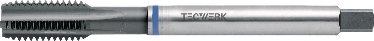 TECWERK Maschinengewindebohrer DIN 376B VA M12x1,75 mm HSS-Co TiCN 6H