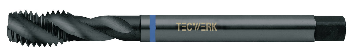 TECWERK Maschinengewindebohrer DIN 5156C VA G 1/8 Zoll HSS-Co vaporisiert