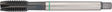 TECWERK Maschinengewindebohrer DIN 374B HSS-Co MF8x1 mm – Universell für Stahl & Edelstahl