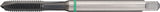 TECWERK Maschinengewindebohrer DIN 371B Universal M3 x 0,5 mm HSS-Co vaporisiert 6H