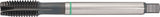 TECWERK Maschinengewindebohrer DIN 371B Universal M3 x 0,5 mm HSS-Co vaporisiert 6H