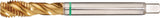 TECWERK Maschinengewindebohrer DIN 371C Universal M3x0,5 mm HSS-Co TiN 6H