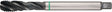TECWERK Maschinengewindebohrer DIN 374C Universal MF8x1 mm HSS-Co vaporisiert 6H