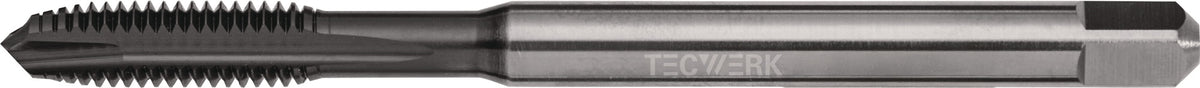 TECWERK Maschinengewindebohrer M2 x 0,4 mm HSS-Co PM HARDLUBE DIN 371 Form B