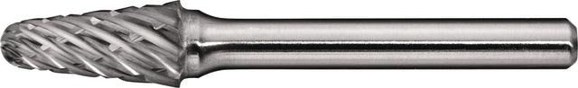 TECWERK Frässtift KEL Special Steel Ø10 mm Kopf-L 20 mm Schaft-Ø 6 mm Hartmetall Kreuzverzahnung