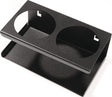 TECWERK Dosenhalter für 2 Dosen, Breite 165 mm, für Lochwandsystem 9 x 9 mm