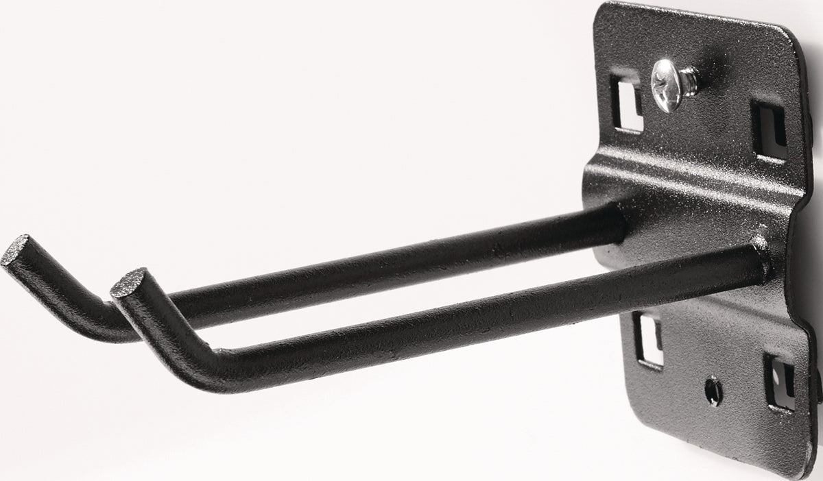 TECWERK Werkzeughalter doppelt 74 x 64,5 mm für Lochwandsystem 9 x 9 mm