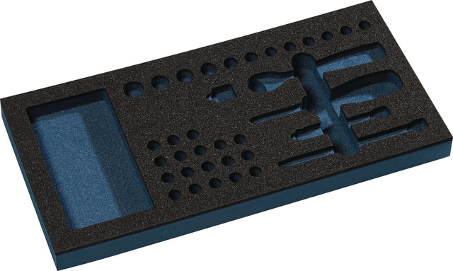 TECWERK Leereinlage 1/3-Modul für Steckschlüsselsatz 6,3 mm (1/4") – 36-teilig, LD45