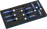 TECWERK Werkzeugmodul 9-tlg. T 6-T 30 Schraubendrehersatz 1/3-Modul