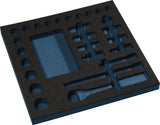 TECWERK Werkzeugmodul 27-tlg. Steckschlüsselsatz 2/3-Modul, 12,5 mm (1/2")