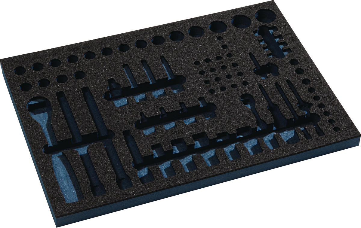 TECWERK Werkzeugmodul 71-tlg. Steckschlüsselset 3/3-Modul mit 1/4" und 1/2" Antrieb