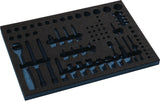 TECWERK Werkzeugmodul 71-tlg. Steckschlüsselset 3/3-Modul mit 1/4" und 1/2" Antrieb