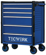 TECWERK Werkzeugwagen TREND 2.0 – 6 Schubladen, 300 kg, Stahlblech, abschließbar