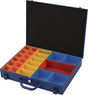 TECWERK Sortimentskasten 438 x 342 x 70 mm mit 23 Fächern in Blau