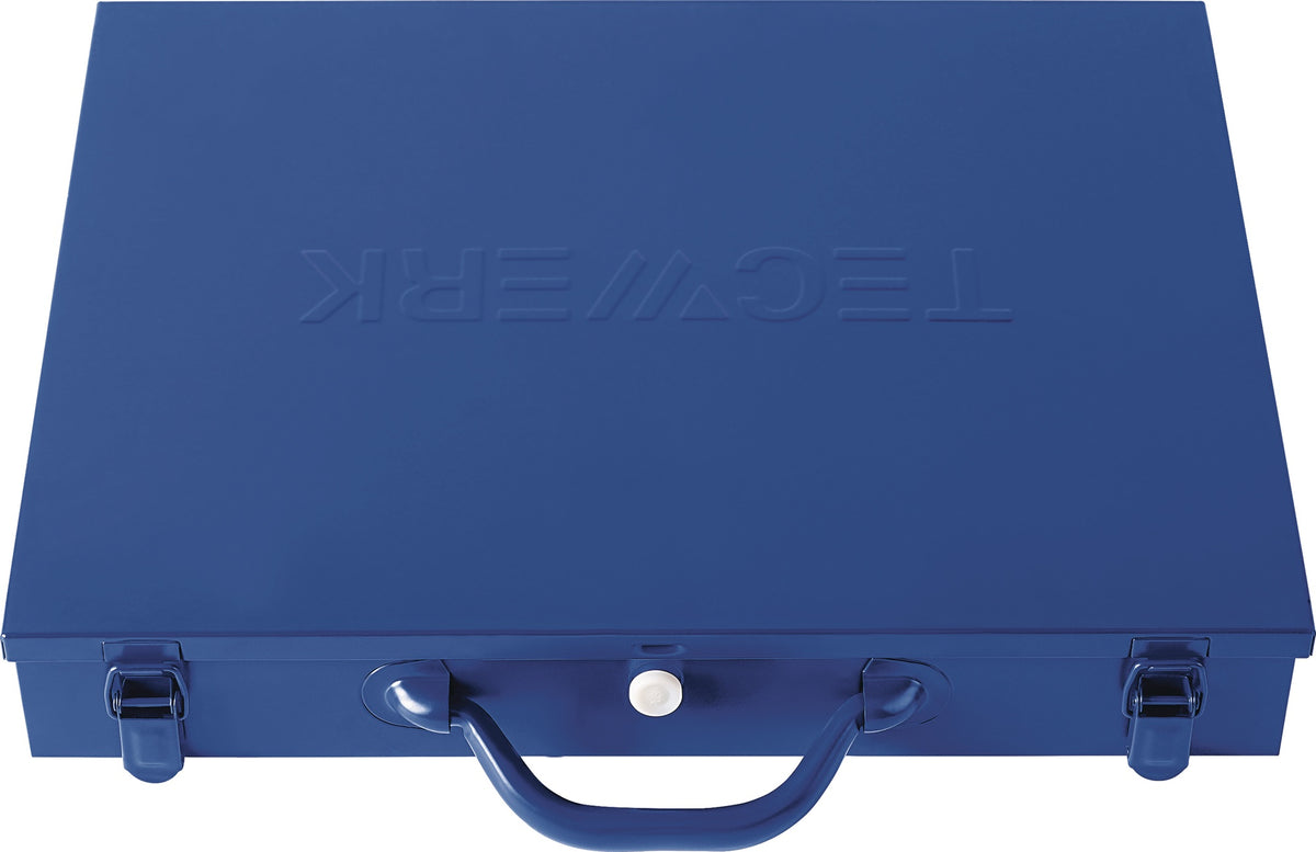 TECWERK Sortimentskasten 438 x 342 x 70 mm mit 23 Fächern in Blau
