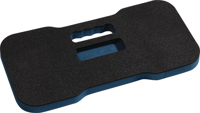 TECWERK Kniebrett 490 x 245 x 30 mm – Hartschaum-Kniekissen mit Tragegriff und Ablagefach